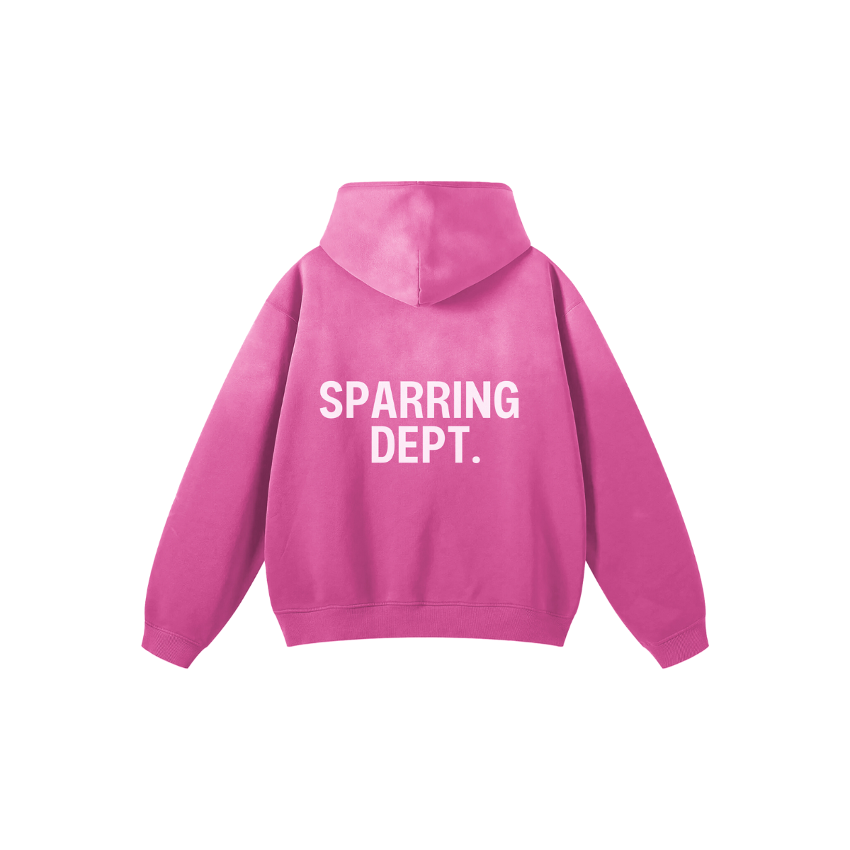 "Sparring Dept." Pink Washed Hoodie